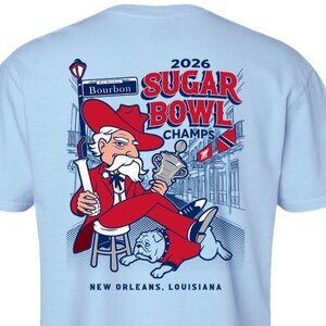 Ole Miss Sugar Bowl Champions Comfort Colors® unisex t-shirt Lt Blue